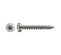 SPAX Spax Inox 4 x 35 mm Tête demi-ronde T-STAR plus Filetage complet 4CUT Inox A2 inoxydable Quantité:200