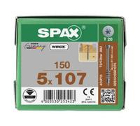 SPAX SPAX TELKO sans lentille T-STAR+ T20 WIROX 5 x 107 Quantité:150