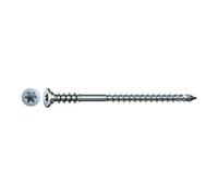 SPAX Vis de réglage, 6 x 60mm, 100 pièces, tête plate, T-STAR plus T30, rainures de retenue, 4CUT, WIROX - 0161010600603