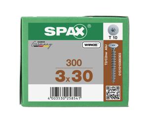 SPAX Spax Vis pour panneau arrière 3 x 30 sans tête T-STAR PLUS T10 VG Quantité:300