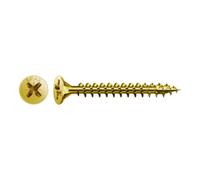 Spax International Vis universelle 4 x 15 mm – 1000 pièces, tête fraisée, Cruciforme Z2