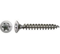 Spax Vis acier inoxydable, 3x20 mm, 200 unités, Filetage total, Tête fraisée, T-STAR plus T10, Pointe S, Acier inoxydable inoxydable A2 - 1197000300203