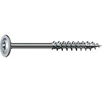 Spax Vis de construction en bois, 8,0 x 450 mm, 25 pièces, T Star Plus, tête à plateau, filetage partiel, 4CUT, WIROX A3J, 251010804505.