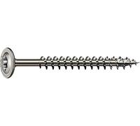 Spax - Vis de Construction en Bois, assiettes tête, T, 4 Cut, T-Star plus en acier inoxydable A2, 1.4567-0257000800505, 0257000800505
