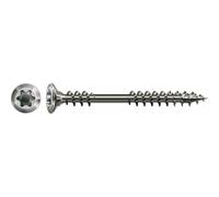 Spax Lot de 500 vis de façade en acier inoxydable A2 Argenté 4,5 x 43 mm