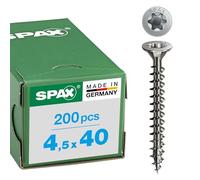 SPAX 1197000450403 Vis à bois 4.5 mm 40 mm T-STAR plus 88091 acier inoxydable A2 200 pc(s)