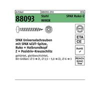 SPAX Vis R 88093 Ruko m.Spitze/Kreuzschlitz-PZ