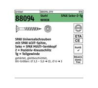 SPAX Vis R 88094 Senkkopf m.Spitze/Kreuzschl.-PZ