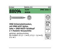 SPAX Vis R 88094 Senkkopf m.Spitze/Kreuzschl.-PZ