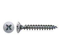 Spax Vis Universelle 2,5 x 12 mm Lot de 1000 Entièrement Filetée Fraisée Phillips Z1 S-Point WIROX - 1081010250125