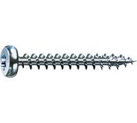 SPAX Vis universelle 3,5 x 16 mm, 1000 pièces, T-STAR plus, tête demi-ronde, filetage total, 4CUT, WIROX A9J, 0201010350165