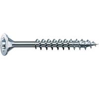 Spax - Vis universelle, 3, tête fraisée, T de Star Plus, 4 Cut, filetage partiel, galvanisé Blank a2j - 0191010350303, 0/1050/001/6,0/40/ /01