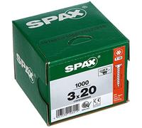 SPAX Vis universelle, 3 x 20 mm, 1000 pièces, Tête centrante, Tête fraisée, T-STAR plus T10, Pointe S, WIROX - 1191010300205