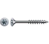 Spax - Vis universelle, 3, tête fraisée, T de Star Plus, 4 Cut, filetage partiel, galvanisé Blank a2j - 0191010350303, 0/1050/001/5,0/80/ /02