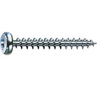 Vis à bois aggloméré tête ronde empreinte torx T30 revêtement Wirox entièrement filetée 6x60mm boîte de 200 pièces