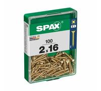SPAX Vis universelles jaune vz VG 2,0x16 mm (100 pcs.)