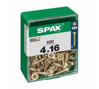 SPAX Vis universelles jaune vz VG 4,0x16 mm (100 pcs.)