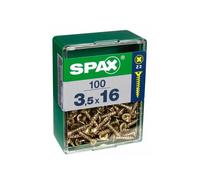 SPAX Vis universelles jaune vz VG 4,0x20 mm (100 pcs.)
