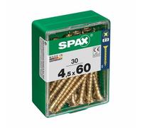 SPAX Vis universelles jaune vz VG 4,5x60 mm (30 pcs.)