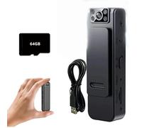 SPAYEIM 2024 Nouvelle caméra de réduction de Bruit HD 1080P, enregistreur vidéo Portable - Caméra de réduction de Bruit HD 1080p, caméra de réduction de Bruit HD 1080p, avec Porte-clés (64G WiFi)