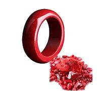 SPAYEIM Bague de Cinabre FengShui, Bague de Cinabre Feng Shui pour Hommes Femmes,Bague de Cinabre Feng Shui pour la Richesse et la Protection Bonne Chance Argent Amulette (11)