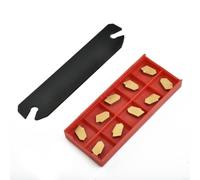 SPB26-3 Support de tournage et de perforation 26 mm avec 10 inserts GTN-3 SP300 en carbure de tungstène 3 mm pour tours CNC usinage de l'acier haute résistance à l'usure résistance thermique à la