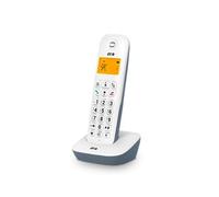 SPC Air - Téléphone Fixe sans Fil avec écran éclairé, identifiant d'appelant, répertoire de 20 Contacts, Mode Mute, 5 mélodies Disponibles, compatibilité Gap et Mode ECO - Blanc
