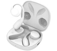 SPC Auricular Ether 2 Sense Bluetooth 5.3 Open-Ear Clip Cancelación ENC 30h Blanco