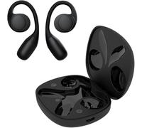 SPC Boost Pro - Écouteurs sans Fil Bluetooth Open-Ear avec Annulation du Bruit ENC | 30h de Batterie | Google Fast Pair | Double Connexion | IPX4 | Contrôle Tactile et Assistant Vocal - Noir