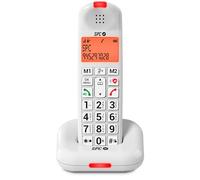SPC Comfort Kairo - Téléphone sans fil seniors, grandes touches, son amplifié, compatible appareils auditifs, blocage appel - Blanc