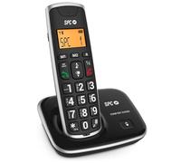 SPC Comfort Kaiser - Téléphone Fixe sans Fil Senior avec Touches et Chiffres XL, Son Extra-amplifié, 2 mémoires directes, répertoire téléphonique et Mains Libres