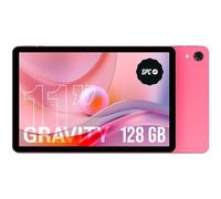 SPC Gravity - Tablette 11 Pouces HD Couleur Rose | Octa-Core, 4GB de RAM et 128GB de Stockage Extensible | Batterie 7 Heures avec Charge inversée | WiFi Dual Band et Android 14
