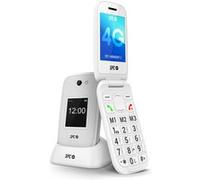 SPC Harmony 2 - Téléphone portable pour personnes âgées | Touches XL, 4G et double écran anti-rayures (2,8”+1,77”) | Bouton SOS et profil ICE | Vol. 104dB et compatible avec les aides auditives, Blanc
