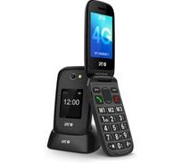 SPC Harmony 2 - Téléphone Portable pour Personnes âgées | Touches XL, 4G et Double écran Anti-Rayures (2,8”+1,77”) | Bouton SOS et Profil Ice | Vol. 104dB et Compatible avec Les Aides auditives, Noir