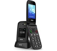 SPC Harmony 2 Téléphone Senior - Touches XL, 4G, Double Écran Anti-Rayures, SOS, 104dB, Noir