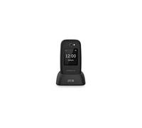 SPC Téléphone portable senior à clapet Harmony 4G – Grosses touches, bouton SOS, socle de charge Noir