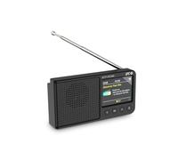 SPC Jetty Lite Dab+ | Radio Portable Dab+/FM RDS | 80 présélections | Écran Couleur TFT 2,4’’ | Bluetooth & Prise écouteurs | Batterie Jusqu’à 7 h | Réveil & Snooze - Noir