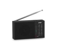 SPC Radio portable Jetty Lite - compacte, grand cadran analogique AM/FM, haut-parleur grand format