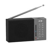 SPC Jetty Lite - Radio Portable, compacte, Grand Cadran analogique, Radio AM/FM, Style élégant, Haut-Parleur Grand Format