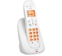 SPC Téléphone sans fil Kairo – écran éclairé, ID appel, mains‑libres, répertoire 30 – Blanc