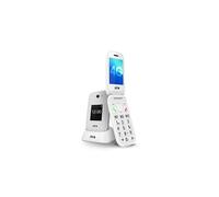 SPC Téléphone portable Harmony 2 pour seniors Touches XL 4G Double écran 2,8"+1,77" SOS 104dB Blanc