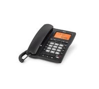 SPC Téléphone fixe Office ID 2 – écran éclairé, mains‑libres, 4 mémoires directes, ID appelant – Noir
