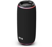 SPC Orbital Glow - Enceinte Bluetooth 25W puissante et Portable | Lumière LED 360° Multicolore | Autonomie 20h | Étanche IPX6 | True Wireless | USB, microSD, Jack 3,5mm | Design Tube avec poignée
