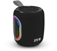 SPC Orbital Spark - Enceinte Bluetooth puissante et Portable 15W | Autonomie 24h | Lumières LED Couleurs | Étanche IPX6 | True Wireless | USB, microSD, Jack 3,5mm | Design Ultra-Compact