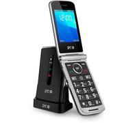 SPC Prince 4G Téléphone Portable à clapet pour Seniors,avec Grandes Touches faciles à Utiliser,Bouton SOS,Configuration à Distanc