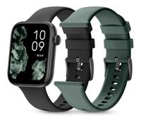 Montre connectée SPC Smartee Duo 2 avec bracelet extra, écran AMOLED 1,78”, batterie 7 jours - Noir/Vert G