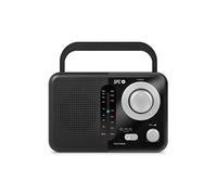 SPC VALDI - Radio Portable avec poignée, AM/FM, Facile à Utiliser | Molette de réglage, design élégant, fonctionne sur piles et facile à transporter