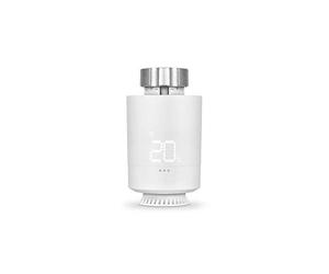 SPC Vesta Valve - Tête thermostatique Intelligente Technologie Zigbee Programme Chauffage, Compatible Alexa & Google - Besoin SPC Vesta Starter Kit
