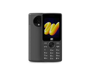 SPC Wild Cool - Téléphone Basique pour déconnexion/1er Mobile, Noir | Sans applis ni réseaux sociaux, 4G, radio FM, appareil photo, connectivité Bluetooth, écran 2,4" et prise pour écouteurs