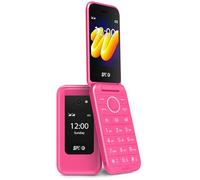 SPC Wild - Téléphone à clapet Basique, déconnexion/1er Mobile, Rose | Double écran, sans internet ni réseaux sociaux, SOS, longue autonomie, couverture 4G et appareil photo